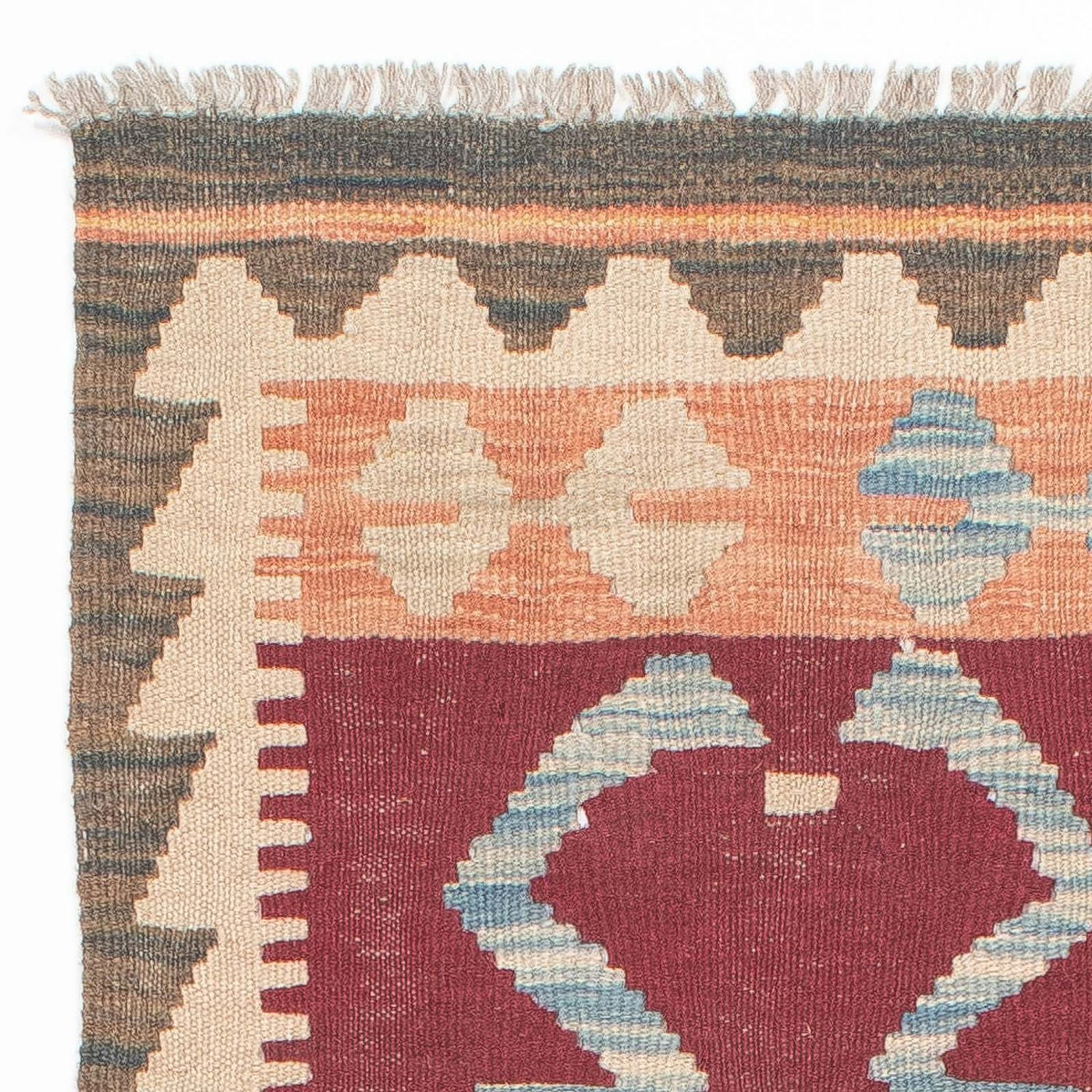 Kilim Maimana Tapijt 203x69cm - Wollen tapijt