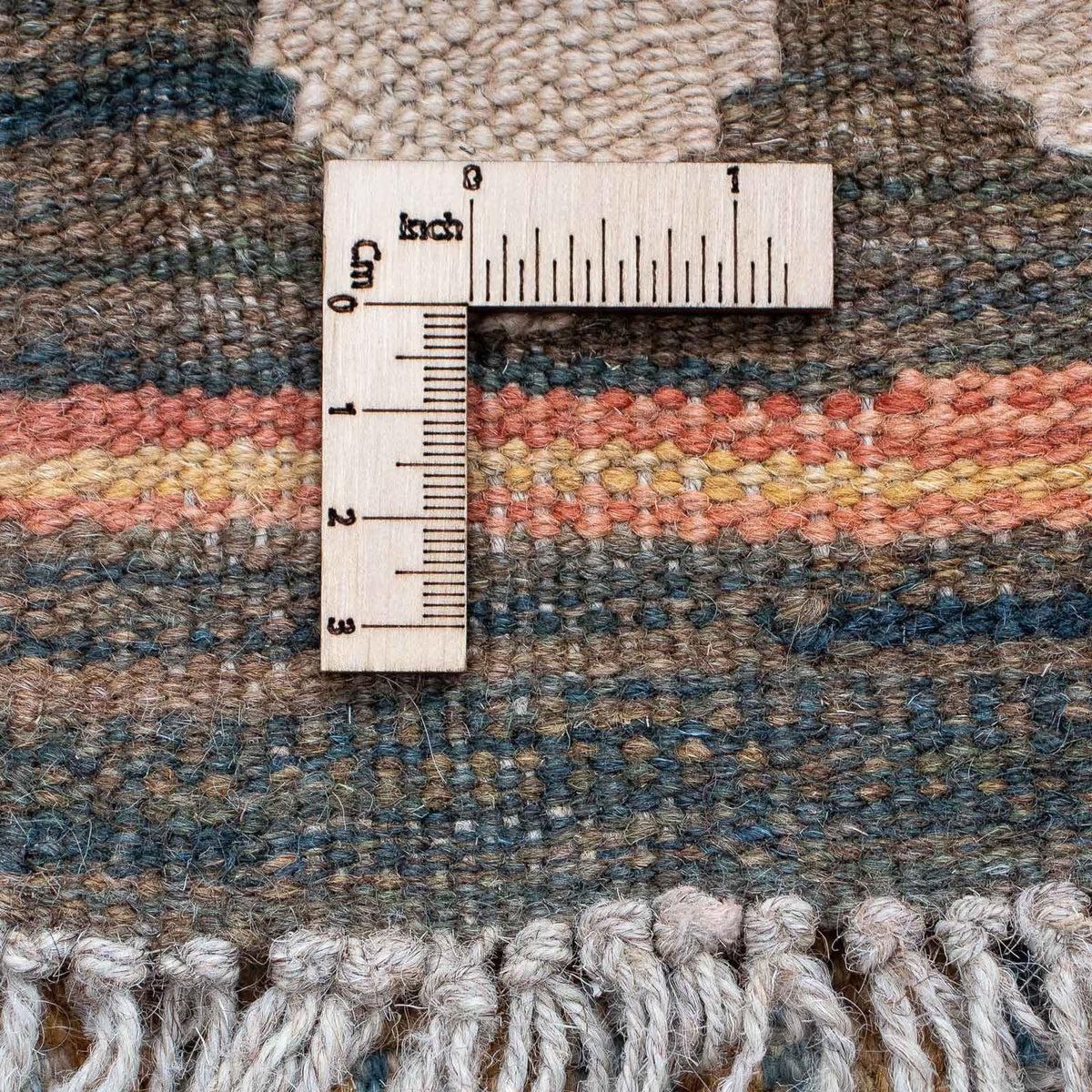 Loper Kelim tapijt - Splash - 203 x 69 cm - veelkleurig