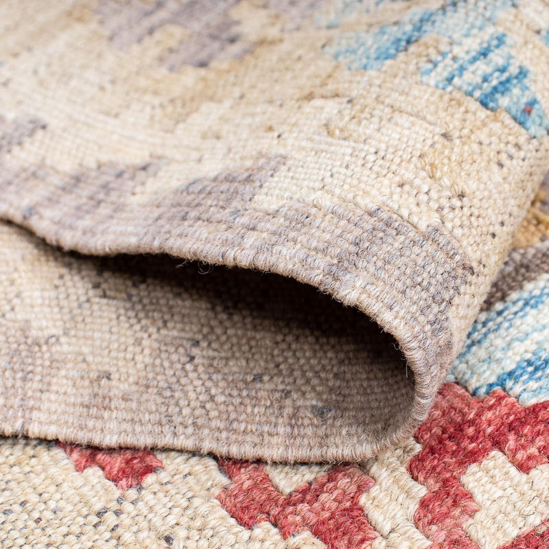 Loper Kelim tapijt - Splash - 199 x 53 cm - veelkleurig