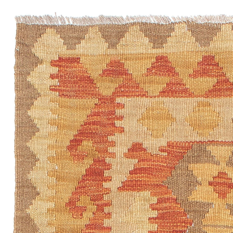 Loper Kelim tapijt - Splash - 192 x 61 cm - veelkleurig