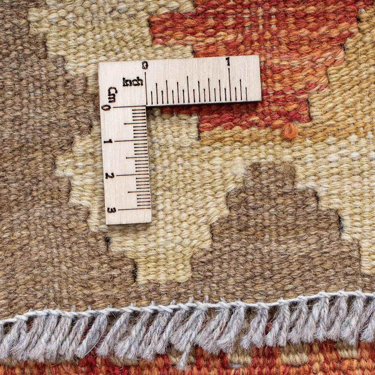 Loper Kelim tapijt - Splash - 192 x 61 cm - veelkleurig