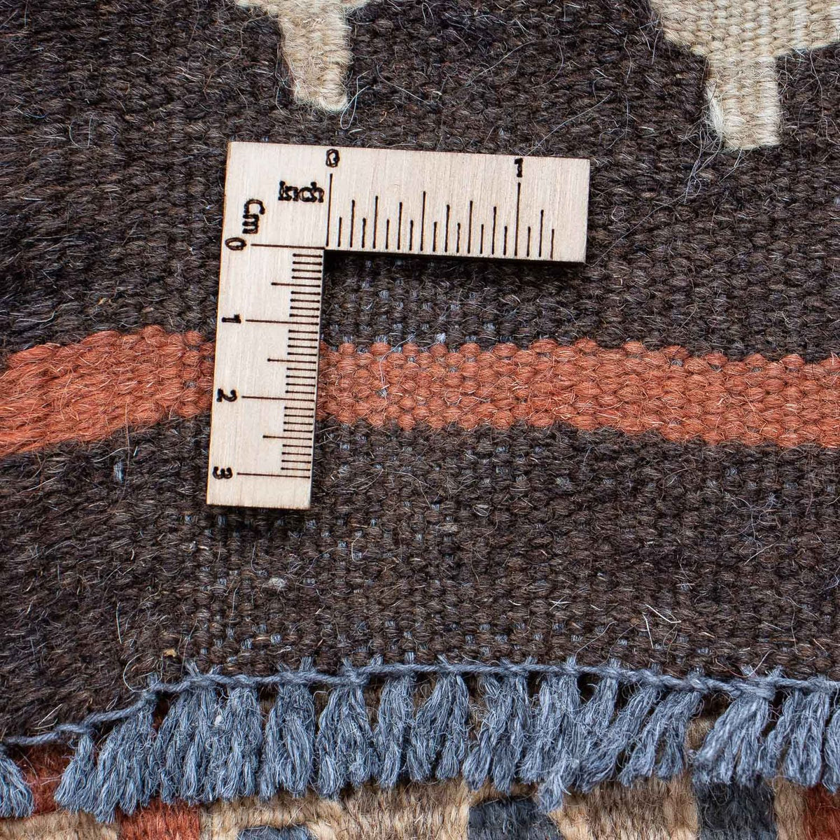 Loper Kelim tapijt - Splash - 204 x 59 cm - veelkleurig