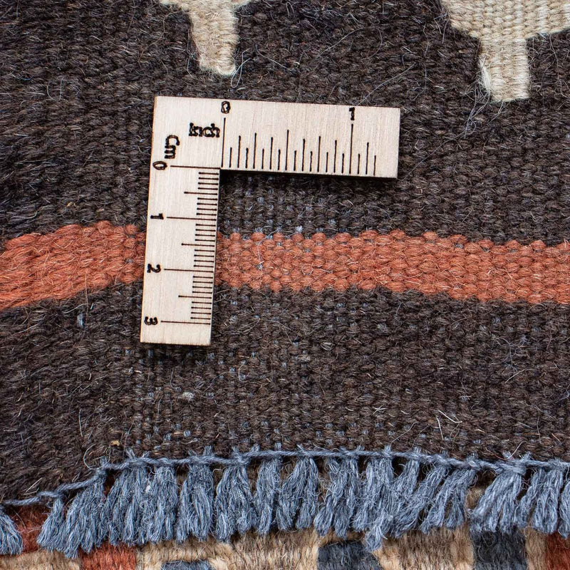 Loper Kelim tapijt - Splash - 204 x 59 cm - veelkleurig