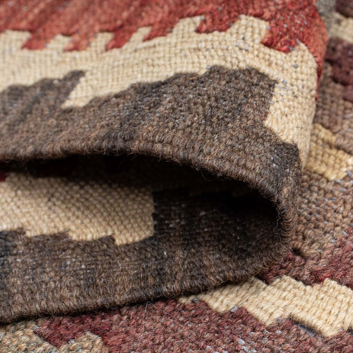 Loper Kelim tapijt - Splash - 201 x 67 cm - veelkleurig