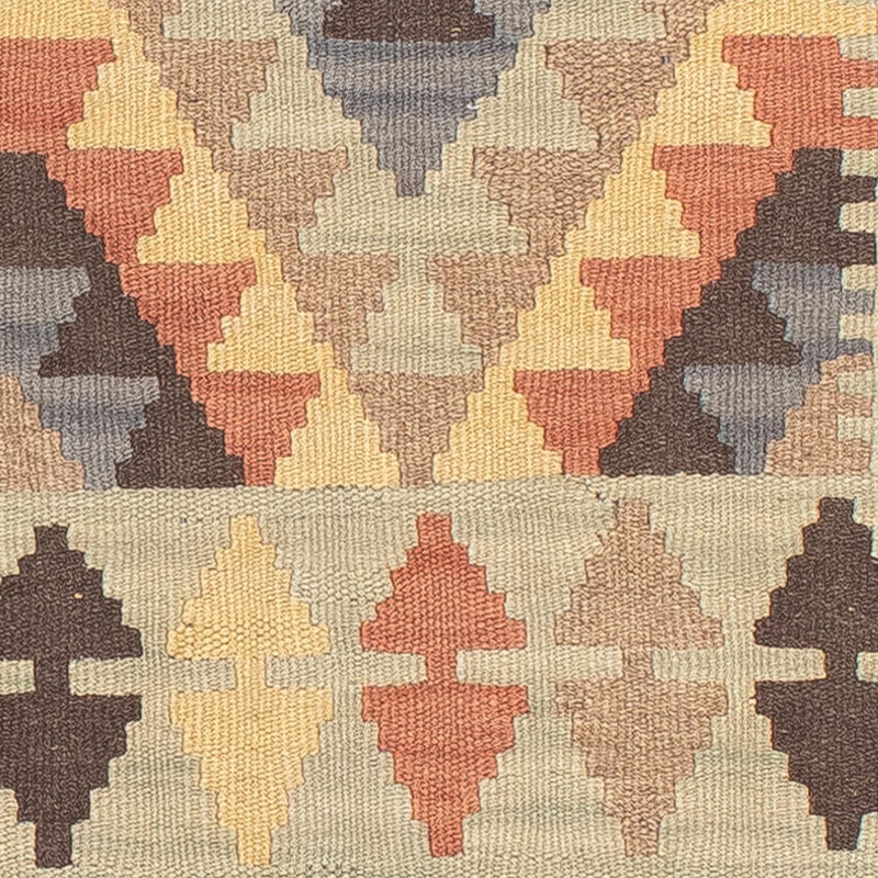 Loper Kelim tapijt - Splash - 198 x 57 cm - veelkleurig