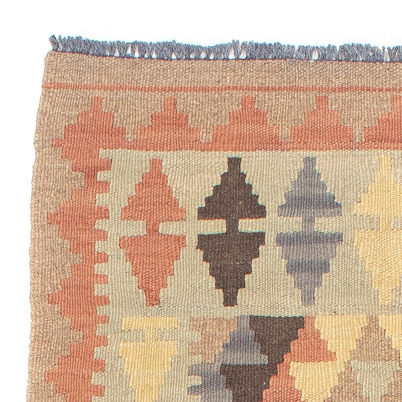 Loper Kelim tapijt - Splash - 198 x 57 cm - veelkleurig