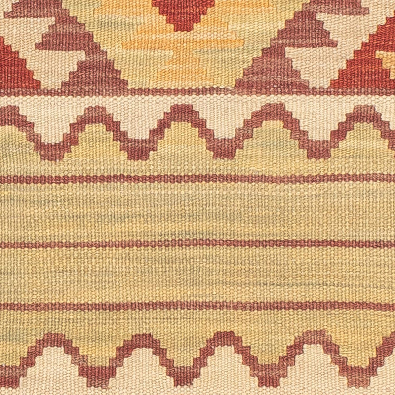 Loper Kelim tapijt - Splash - 201 x 54 cm - veelkleurig