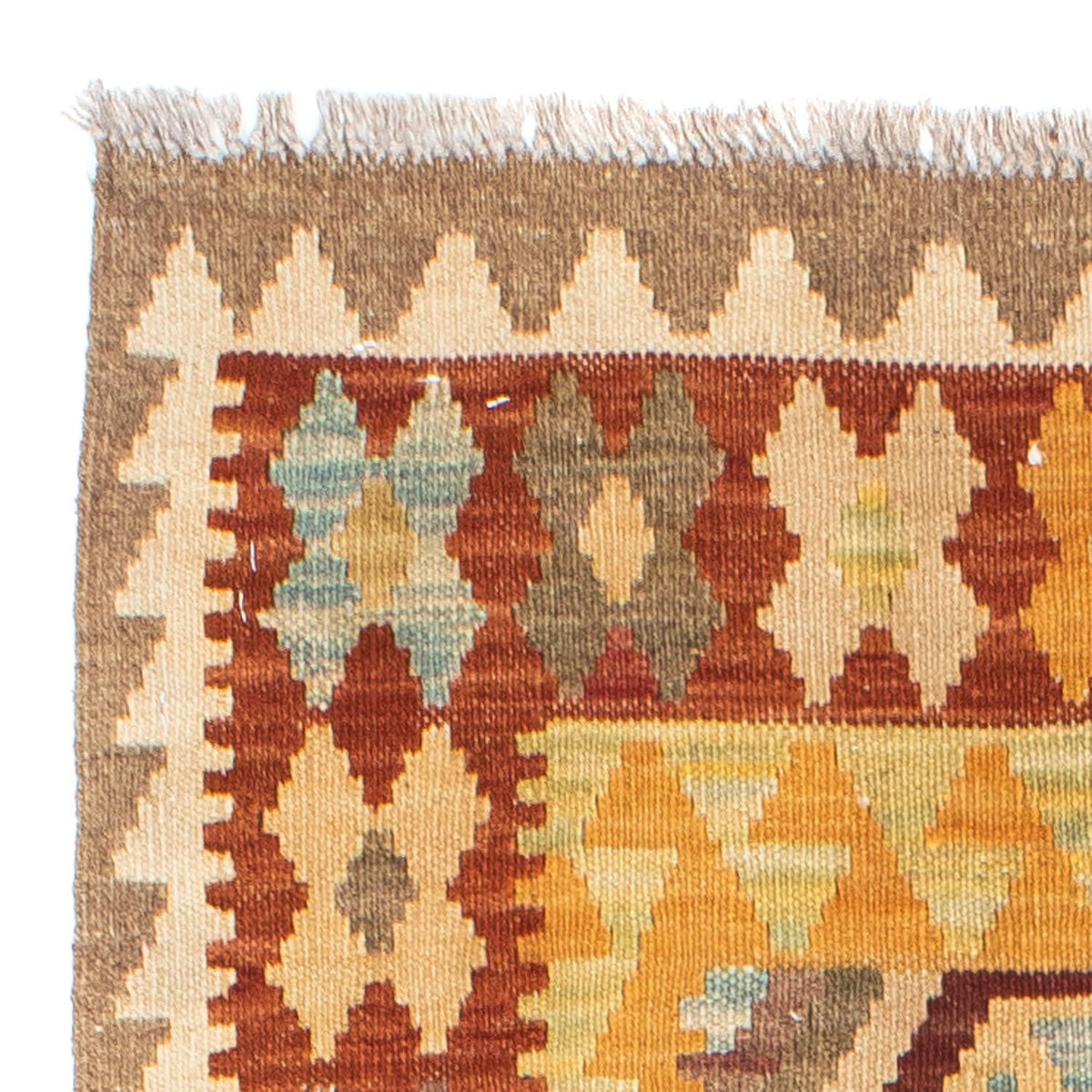 Loper Kelim tapijt - Oosters - 191 x 74 cm - beige