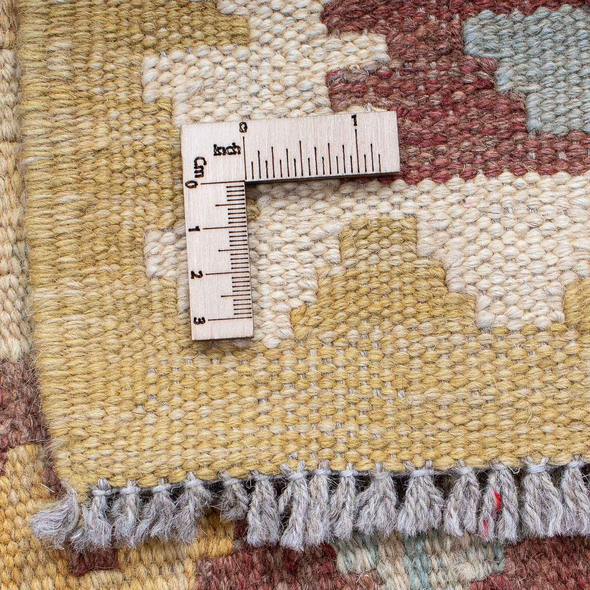 Loper Kelim tapijt - Splash - 197 x 67 cm - veelkleurig