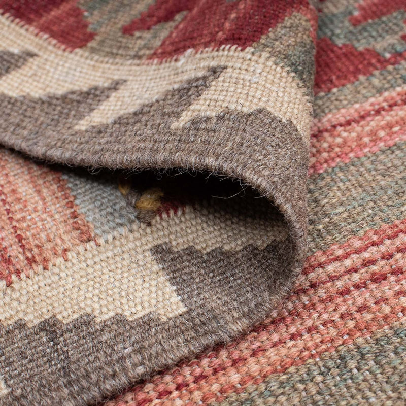 Loper Kelim tapijt - Splash - 186 x 71 cm - veelkleurig