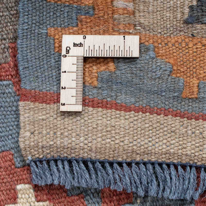 Loper Kelim tapijt - Splash - 199 x 57 cm - veelkleurig