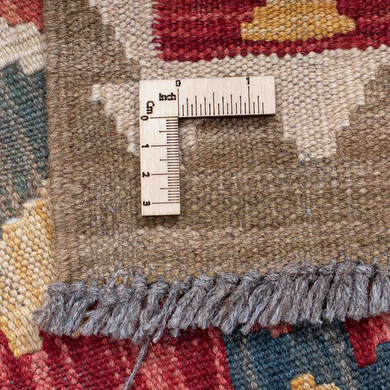 Loper Kelim tapijt - Splash - 211 x 63 cm - veelkleurig