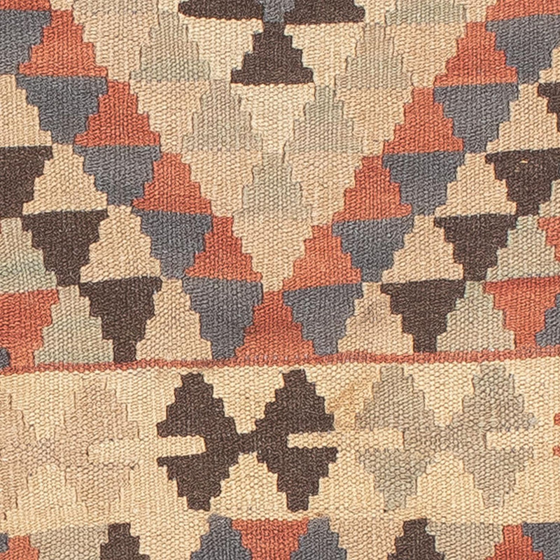 Loper Kelim tapijt - Splash - 173 x 70 cm - lichtbruin