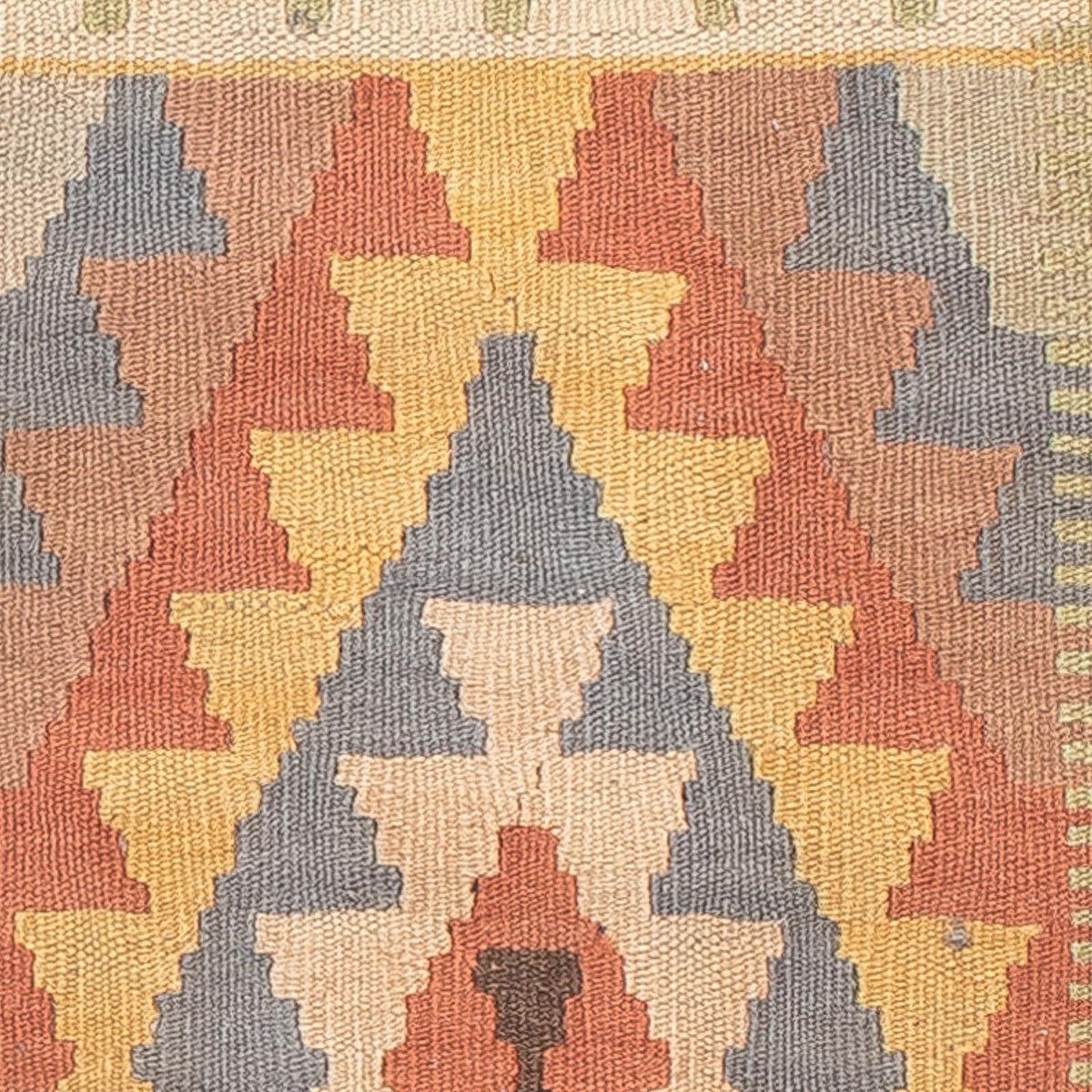 Loper Kelim tapijt - Splash - 194 x 48 cm - veelkleurig