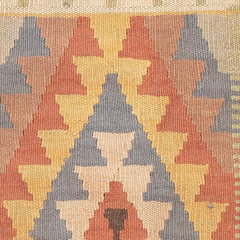 Loper Kelim tapijt - Splash - 194 x 48 cm - veelkleurig