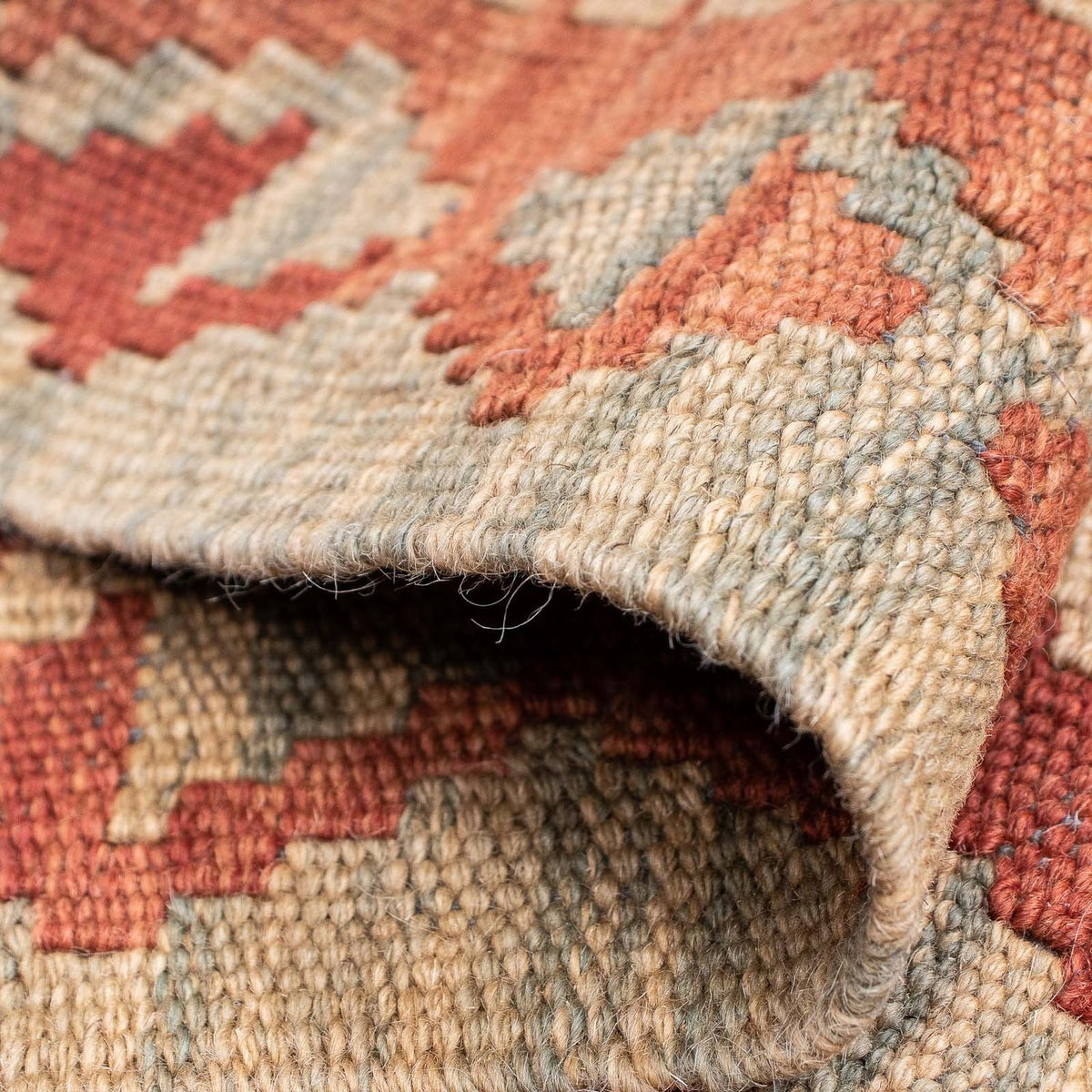 Loper Kelim tapijt - Splash - 188 x 46 cm - veelkleurig