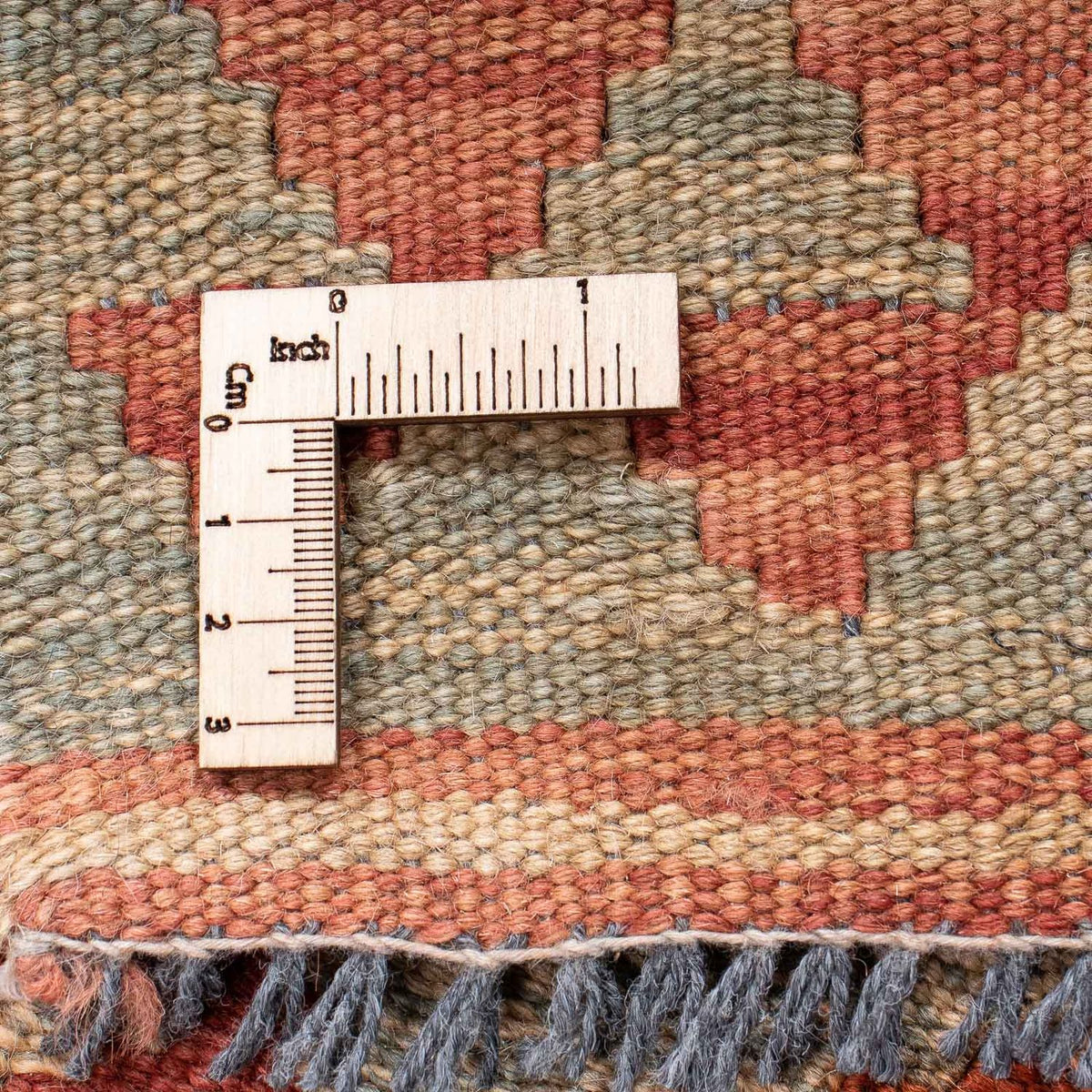 Loper Kelim tapijt - Splash - 188 x 46 cm - veelkleurig