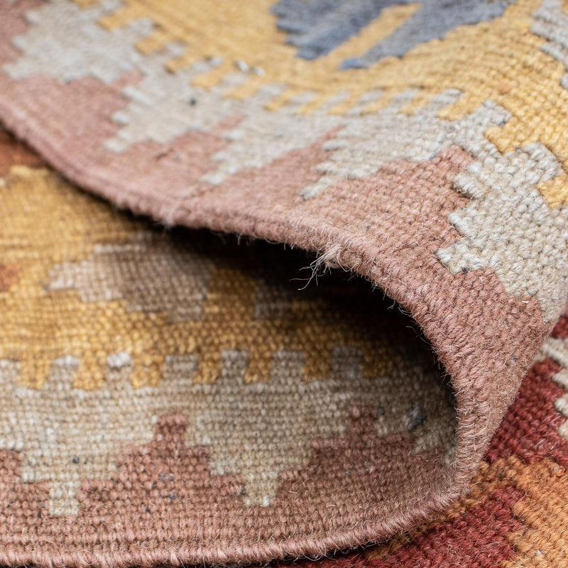 Loper Kelim tapijt - Splash - 197 x 62 cm - veelkleurig