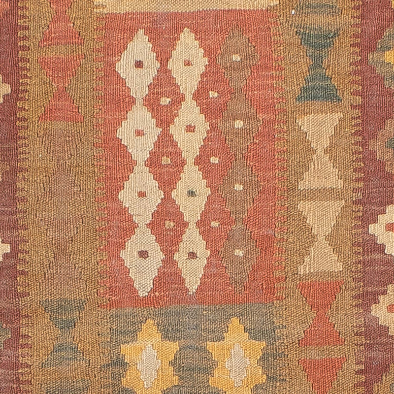 Loper Kelim tapijt - Splash - 321 x 91 cm - veelkleurig