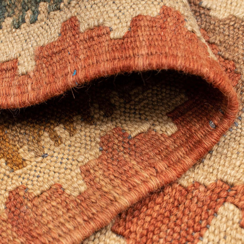 Loper Kelim tapijt - Splash - 321 x 91 cm - veelkleurig