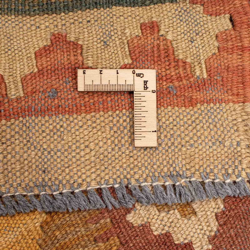 Loper Kelim tapijt - Splash - 321 x 91 cm - veelkleurig