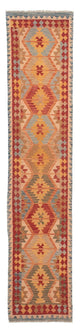 Kilim Maimana Tapijt 389x81cm - Wollen tapijt