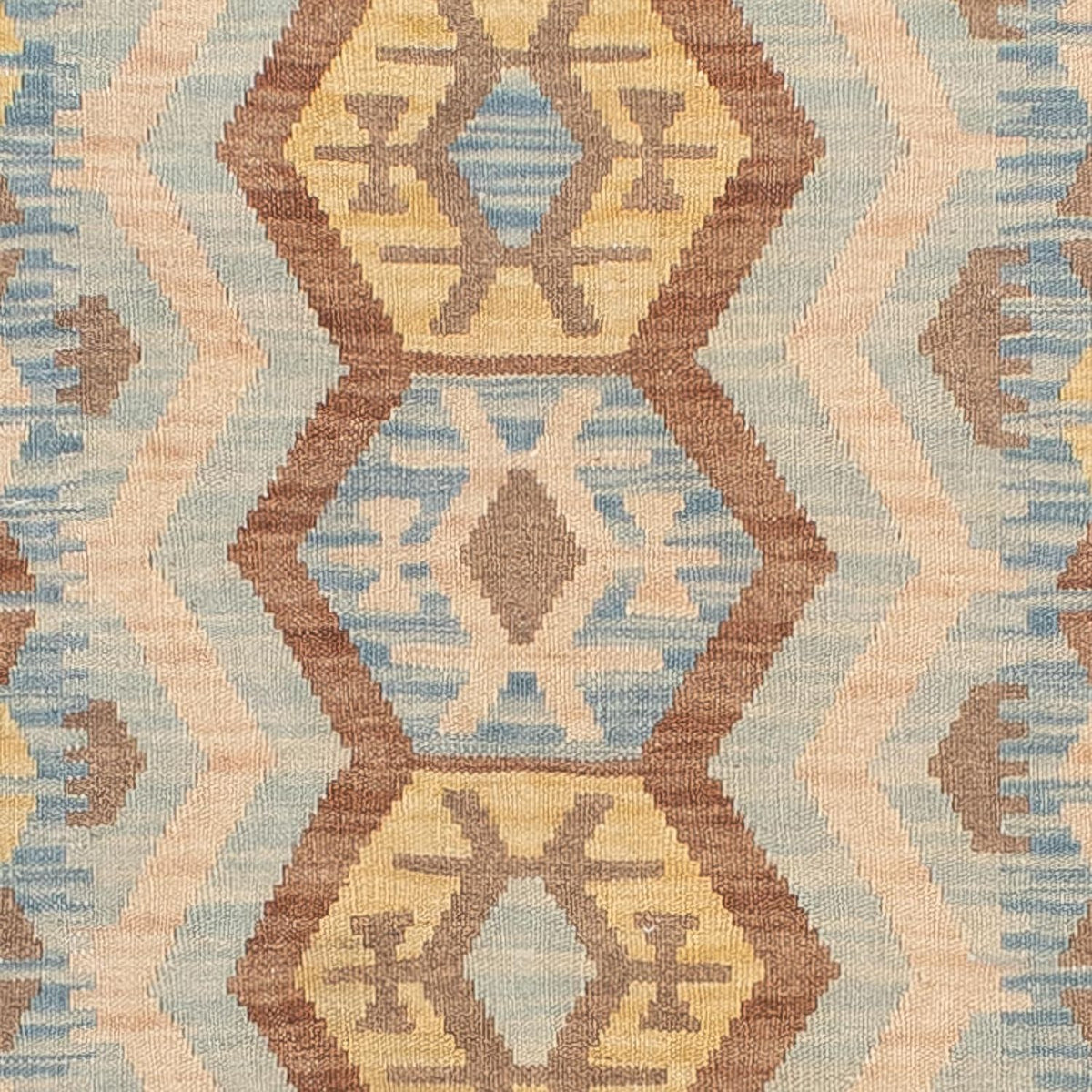 Loper Kelim tapijt - Splash - 302 x 80 cm - veelkleurig