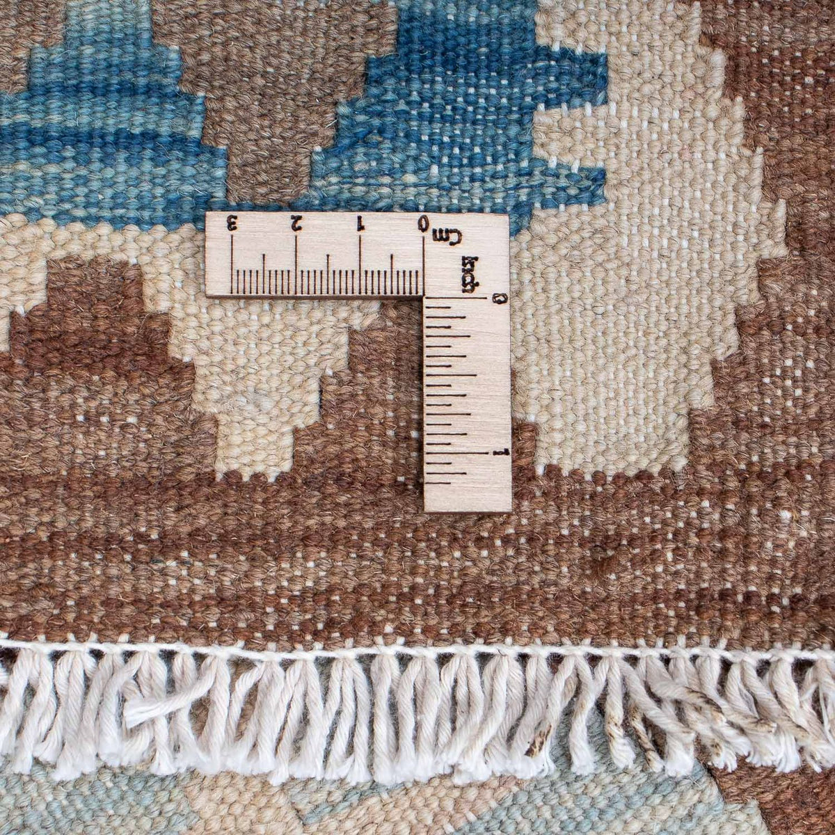 Loper Kelim tapijt - Splash - 302 x 80 cm - veelkleurig