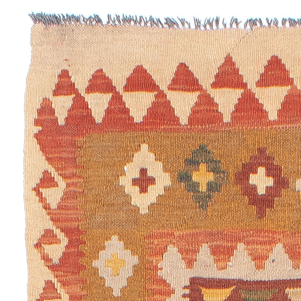 Loper Kelim tapijt - Splash - 300 x 84 cm - veelkleurig