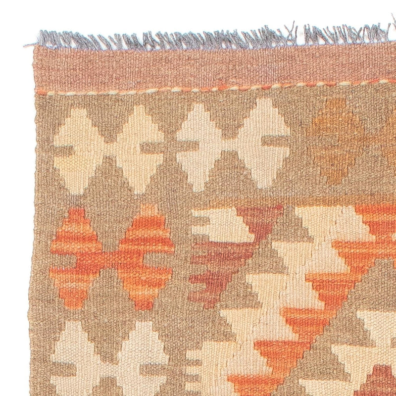 Loper Kelim tapijt - Splash - 192 x 56 cm - veelkleurig