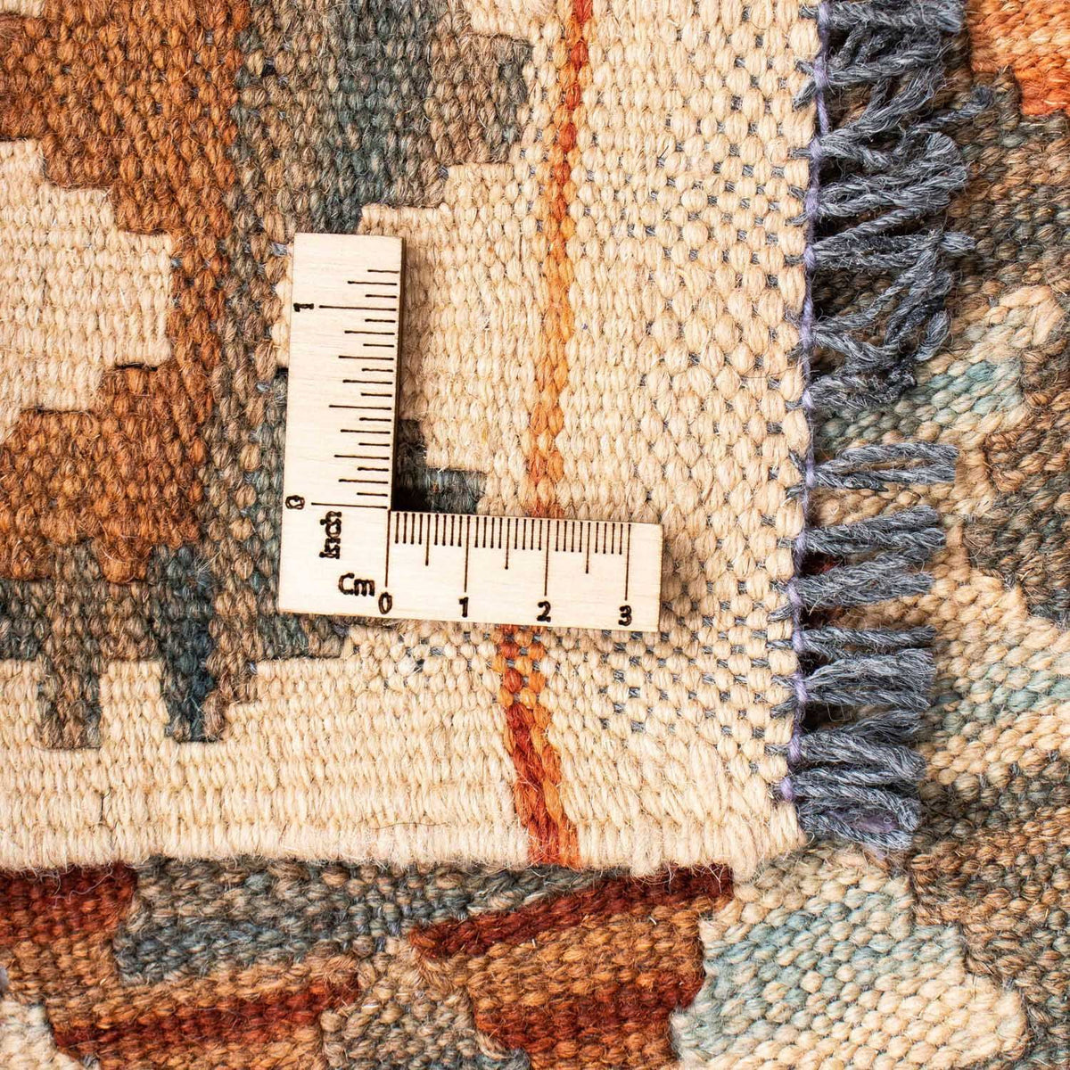 Loper Kelim tapijt - Oosters - 199 x 88 cm - lichtbruin