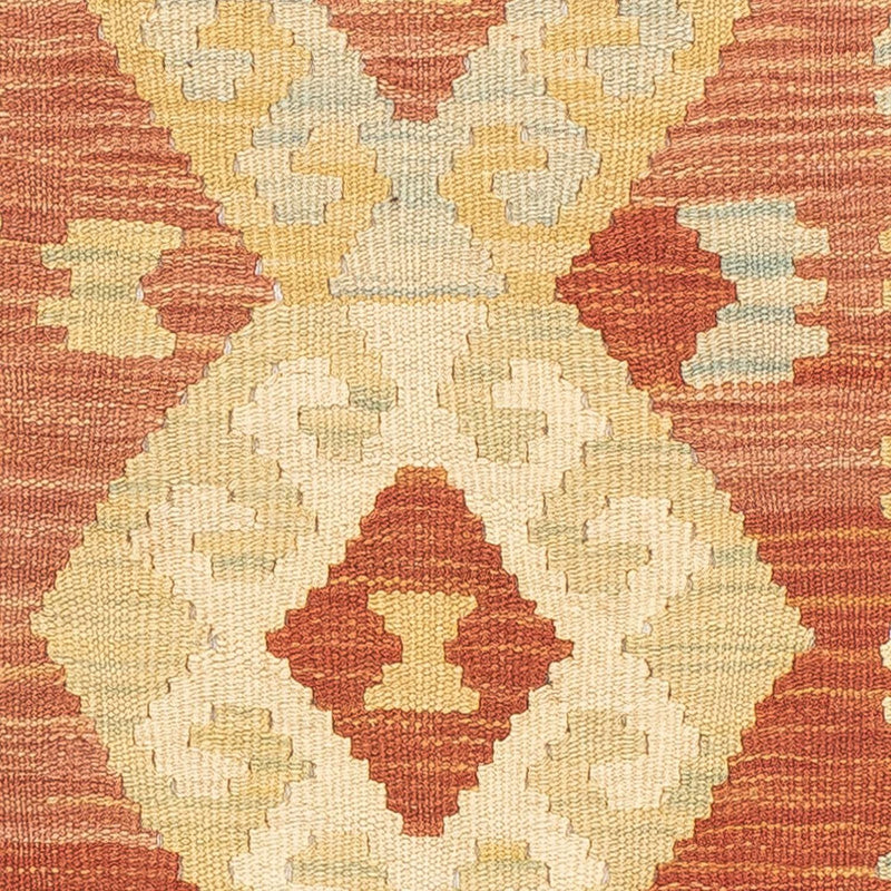 Loper Kelim tapijt - Splash - 198 x 61 cm - veelkleurig