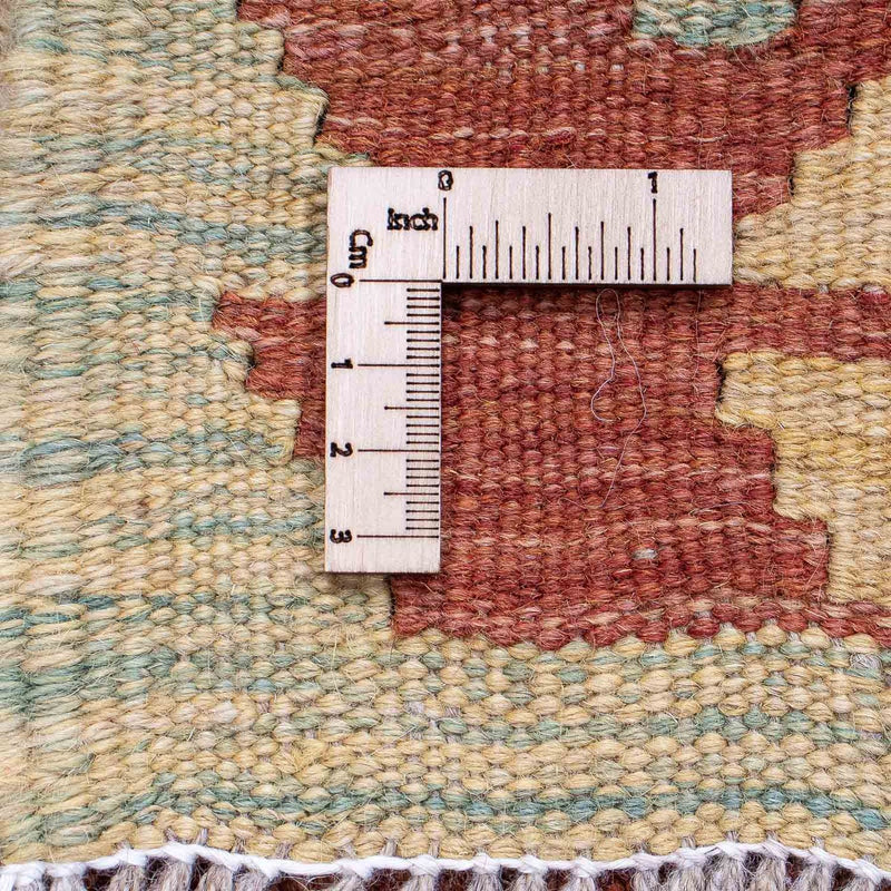 Loper Kelim tapijt - Splash - 198 x 61 cm - veelkleurig