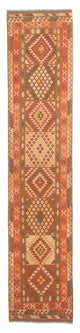 Kilim Maimana Tapijt 407x91cm - Wollen tapijt