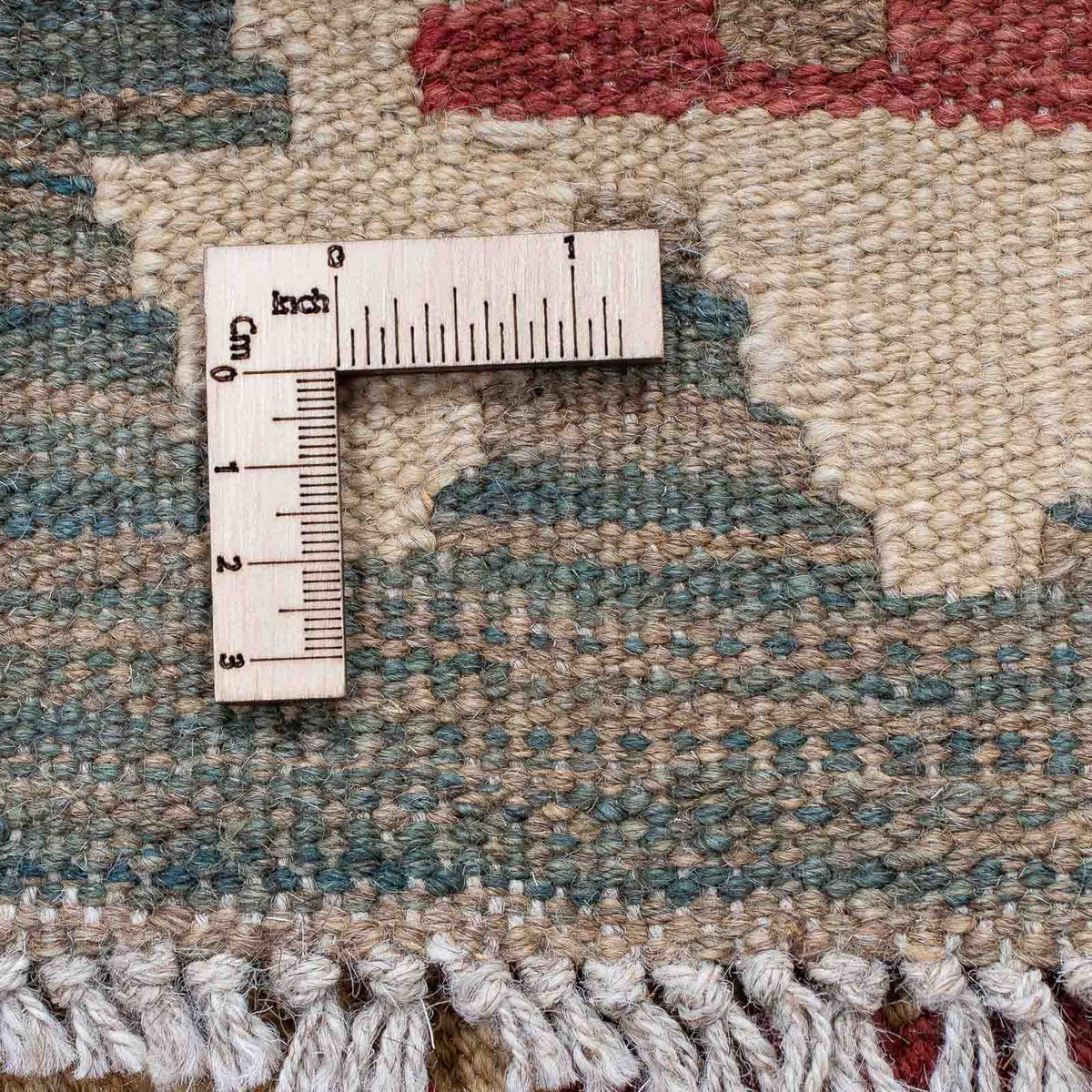 Loper Kelim tapijt - Splash - 198 x 64 cm - veelkleurig