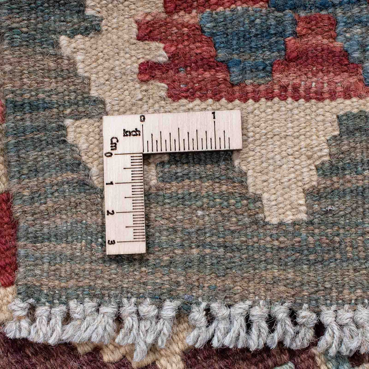 Loper Kelim tapijt - Splash - 200 x 67 cm - veelkleurig