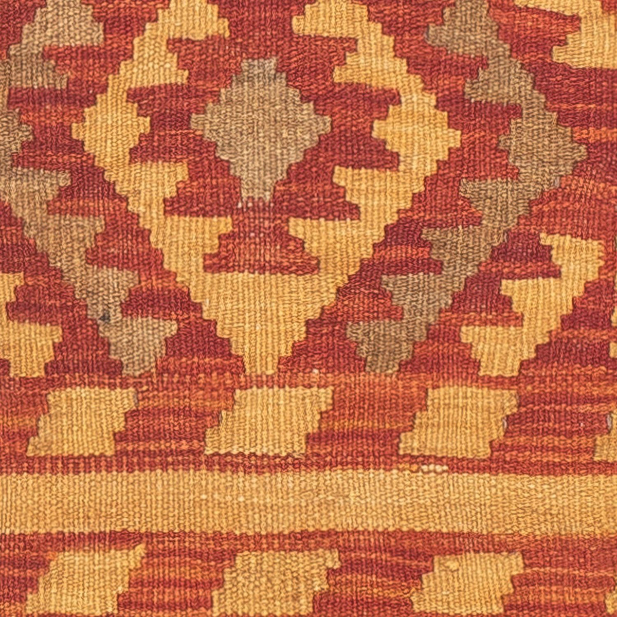 Loper Kelim tapijt - Splash - 190 x 47 cm - rood