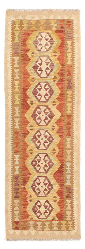 Loper Kelim tapijt - Splash - 194 x 64 cm - veelkleurig