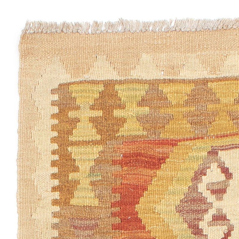 Loper Kelim tapijt - Splash - 194 x 64 cm - veelkleurig