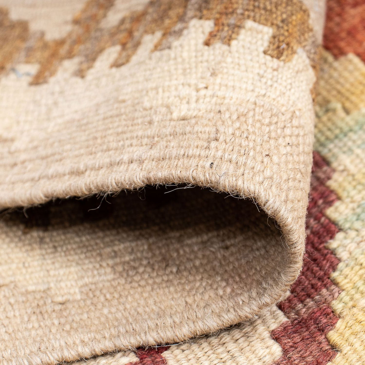 Loper Kelim tapijt - Splash - 194 x 64 cm - veelkleurig