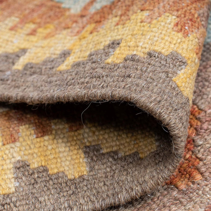 Loper Kelim tapijt - Splash - 191 x 65 cm - veelkleurig