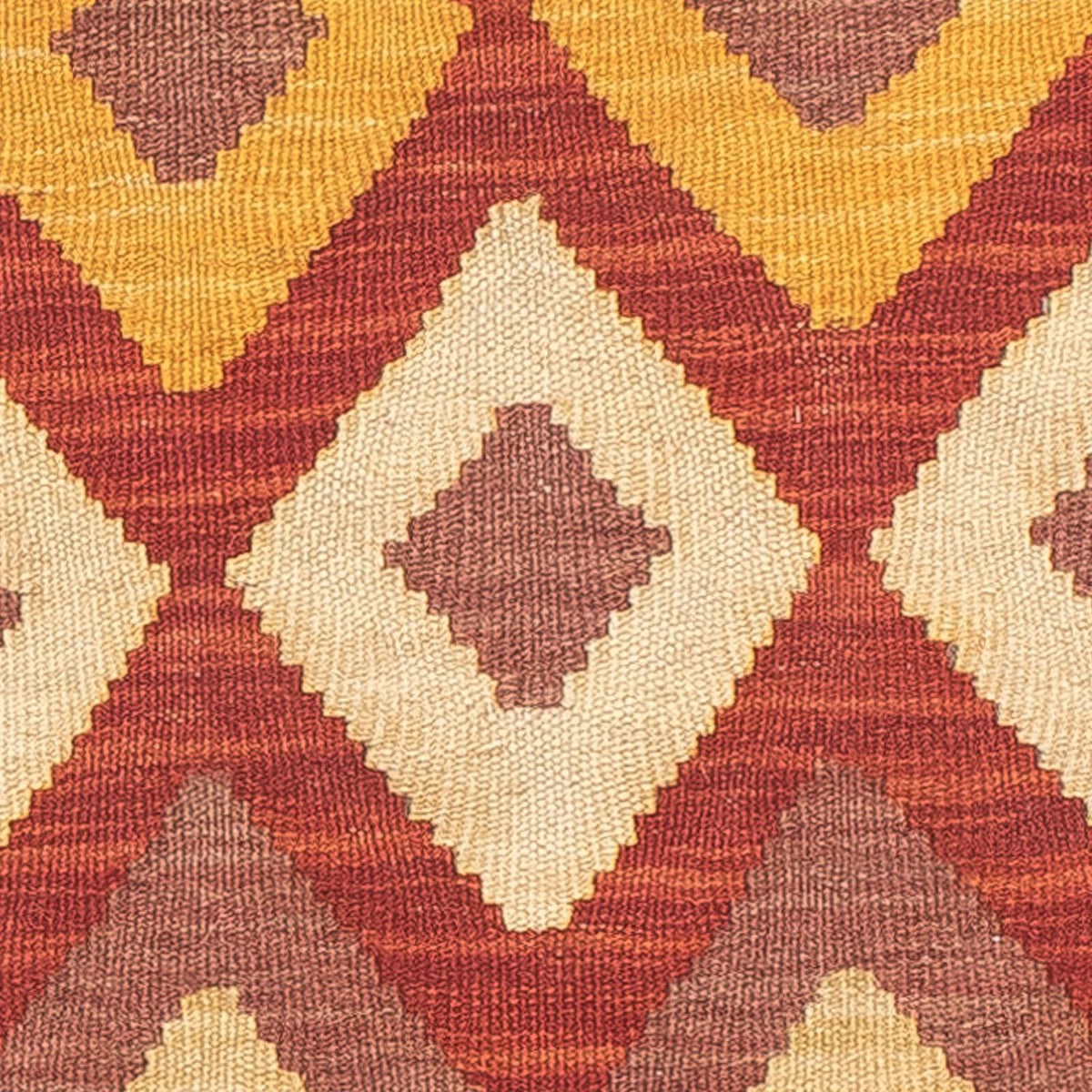 Loper Kelim tapijt - Splash - 192 x 49 cm - veelkleurig