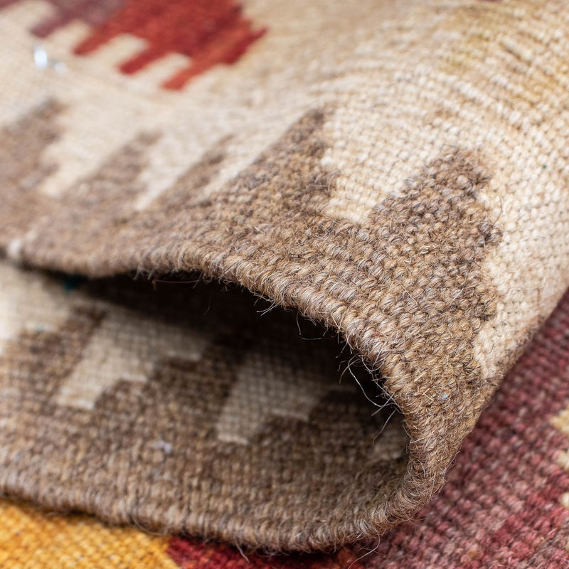 Loper Kelim tapijt - Splash - 192 x 49 cm - veelkleurig