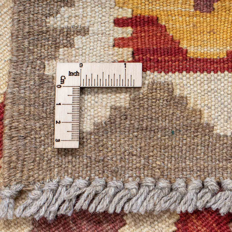 Loper Kelim tapijt - Splash - 192 x 49 cm - veelkleurig