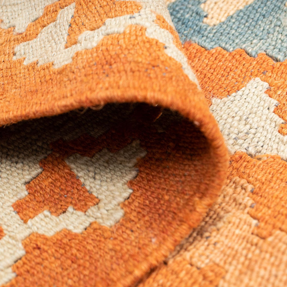 Kelim tapijt - Splash - 214 x 159 cm - veelkleurig