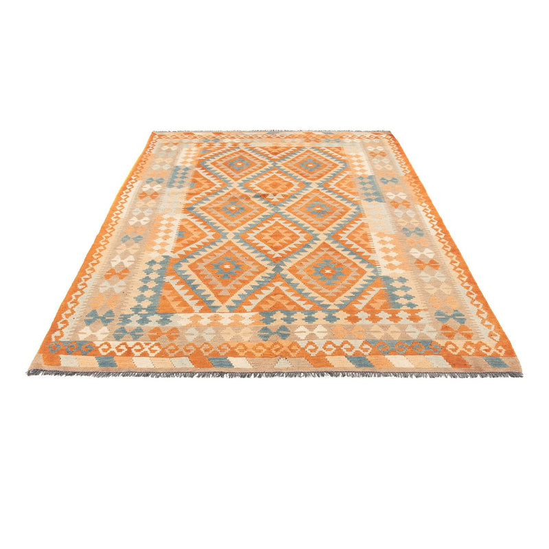 Kelim tapijt - Splash - 214 x 159 cm - veelkleurig