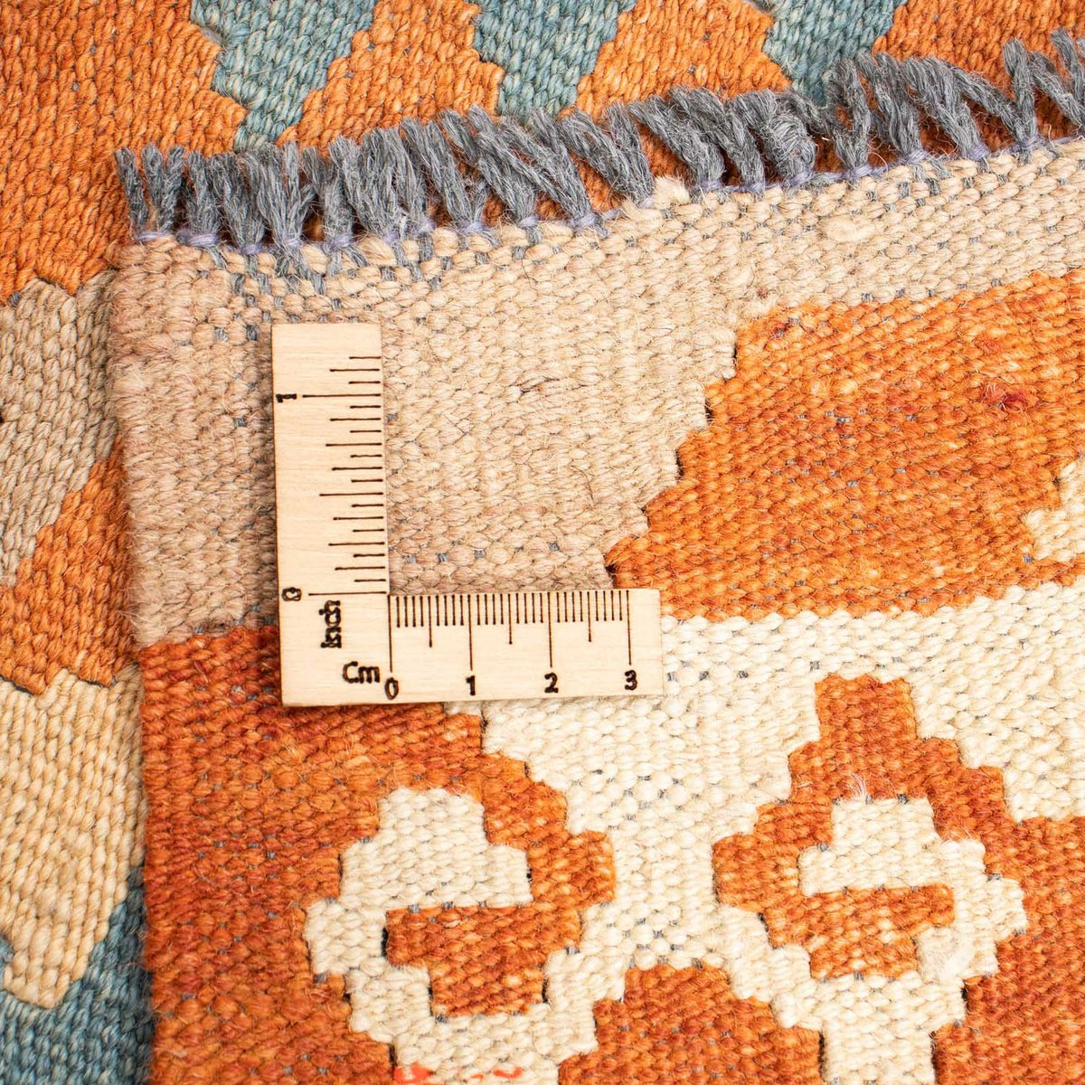 Kelim tapijt - Splash - 214 x 159 cm - veelkleurig