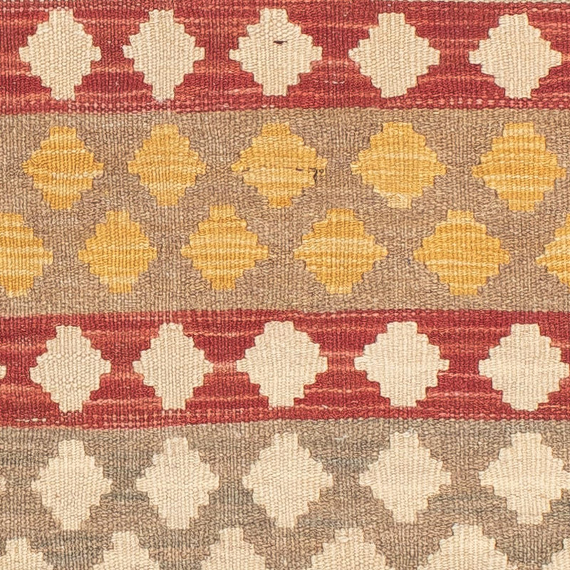 Loper Kelim tapijt - Splash - 210 x 56 cm - veelkleurig