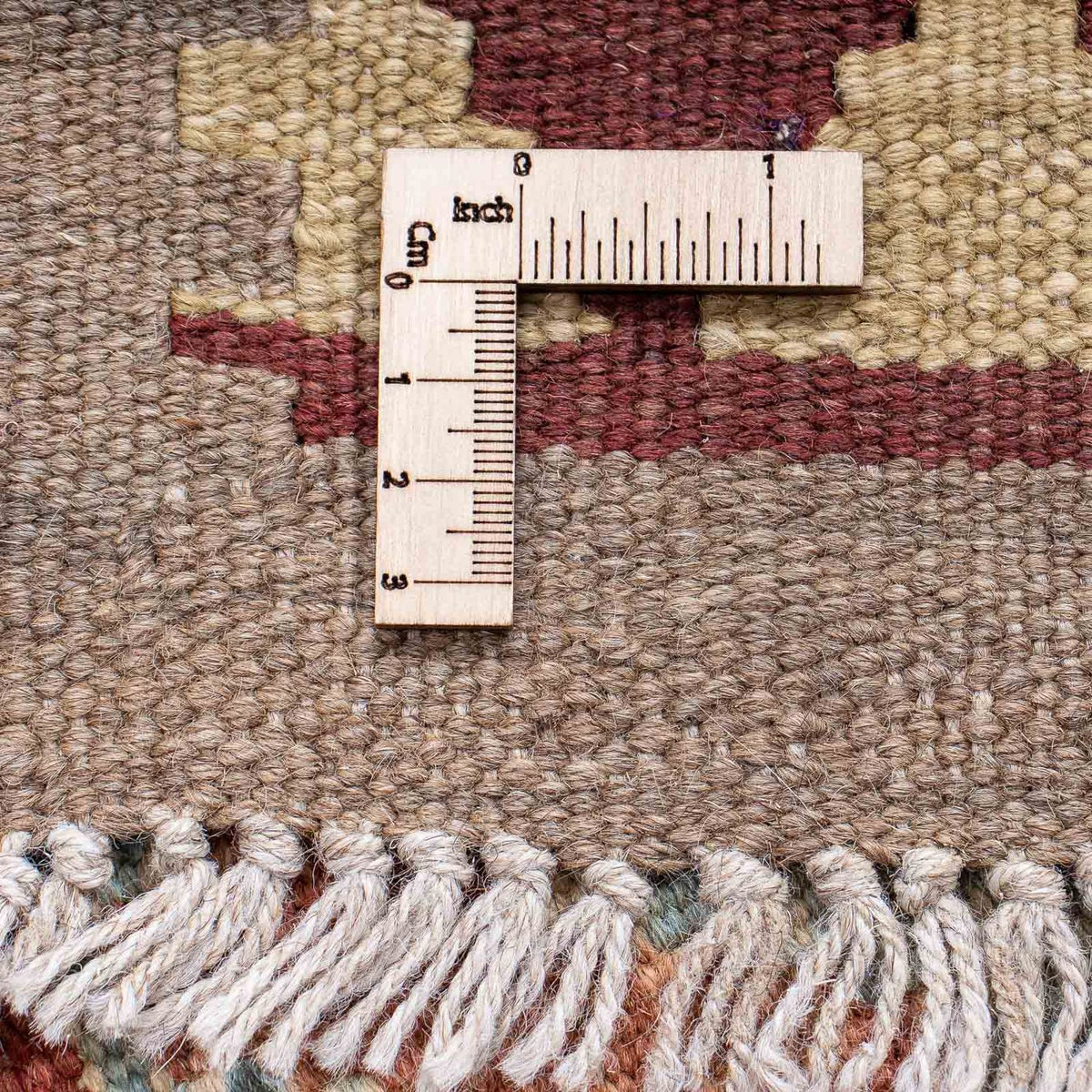 Loper Kelim tapijt - Splash - 200 x 62 cm - veelkleurig