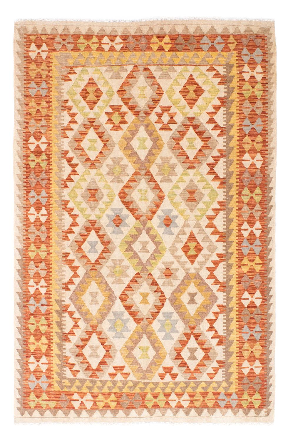 Kelim tapijt - Oosters - 218 x 144 cm - beige